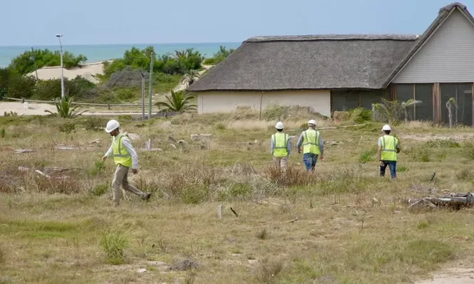 Obreros comienzan las obras en el predio de Punta del Este