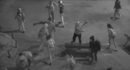 videos ineditos: cinco minutos de violencia corrida