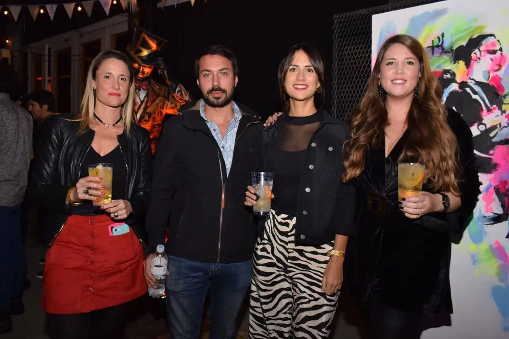 Bianca Beccaria, Nicolás Lobelle, Josefina Martino y Melissa Calero