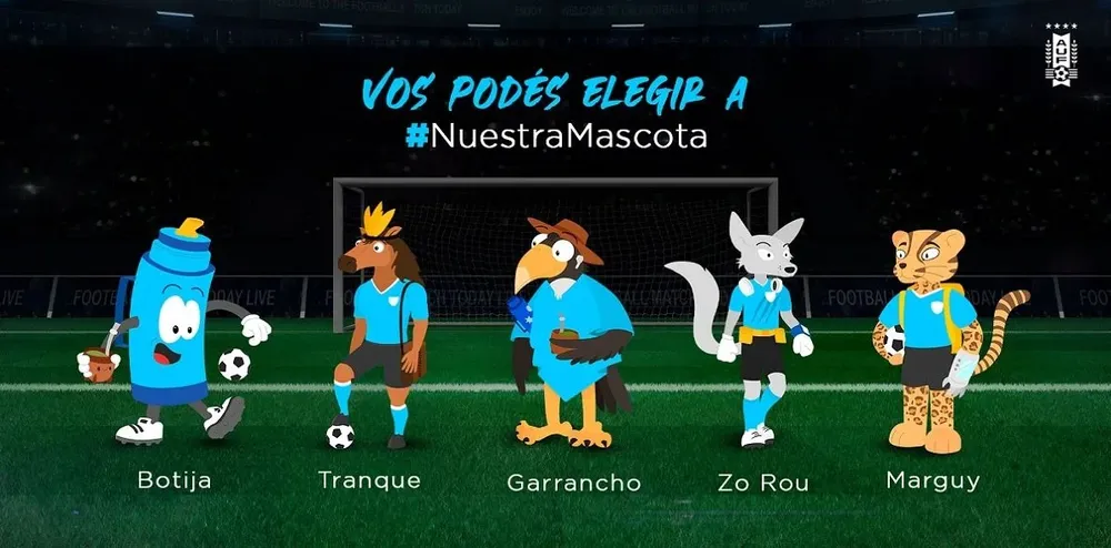 Mascotas de la selección