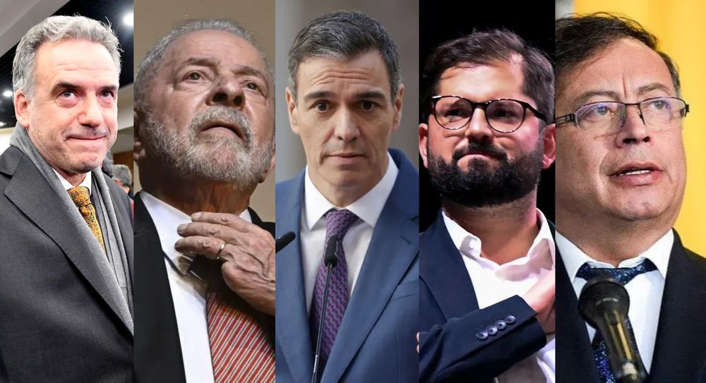 Orsi, Lula, Sánchez, Boric y Petro
