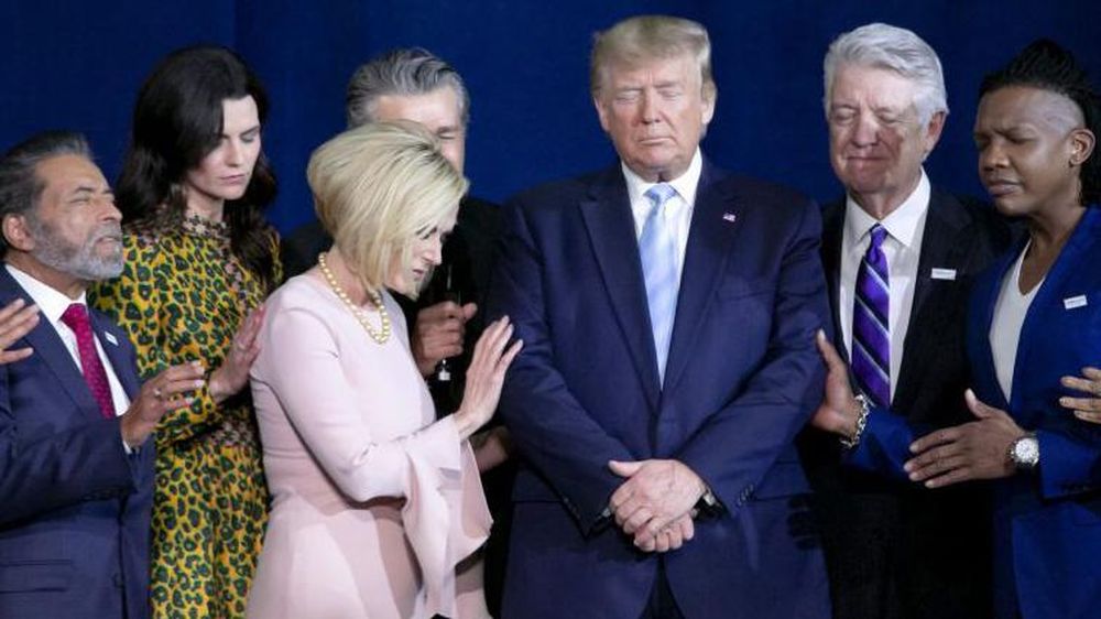 El exmandatario recibió el apoyo de la Coalición Evangélicos por Trump en 2020.