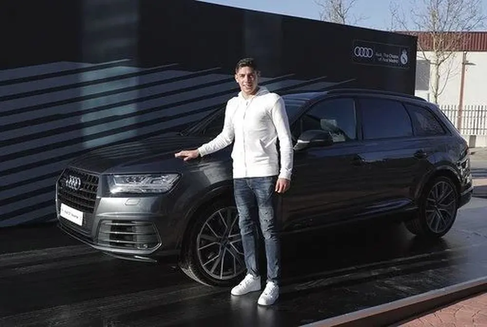 Valverde y el Audi Q7 que eligió en febrero de este año