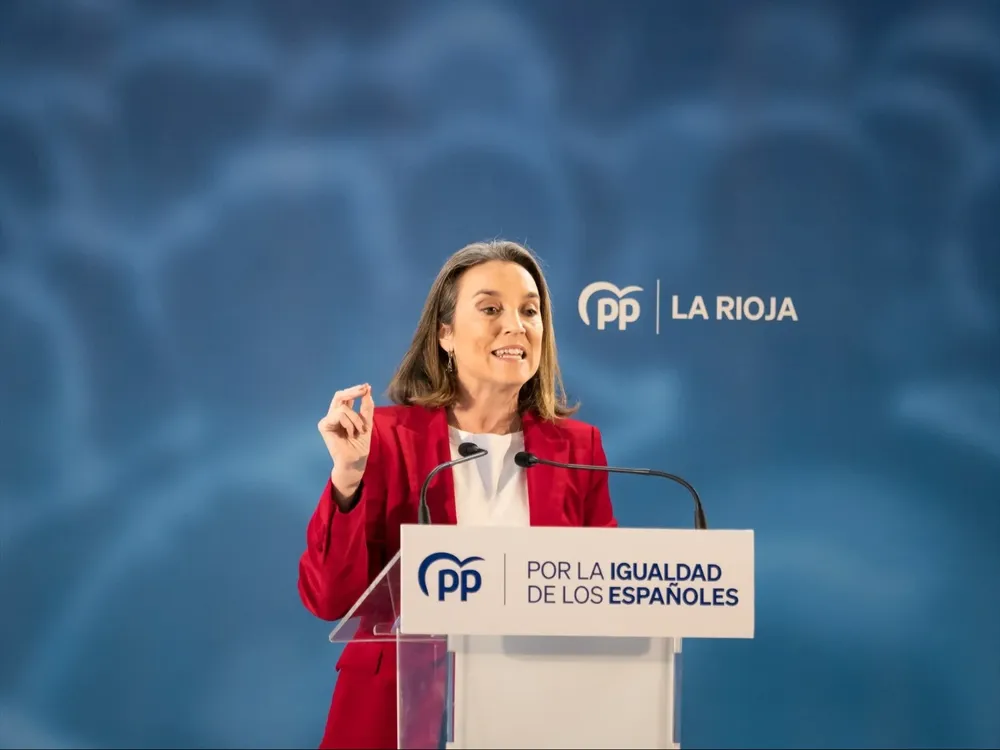La secretaria general del PP, Cuca Gamarra.
