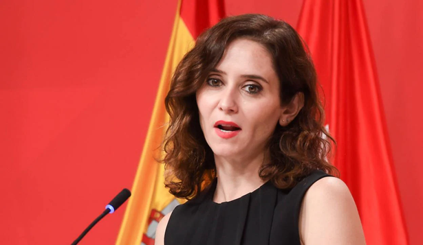 La presidenta de la Comunidad de Madrid, Isabel Diaz Ayuso