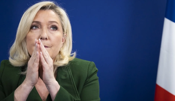 Marine Le Pen, líder de la derecha extrema de Francia.