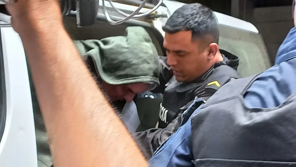 Alejandro Astesiano antes de declarar en Fiscalía