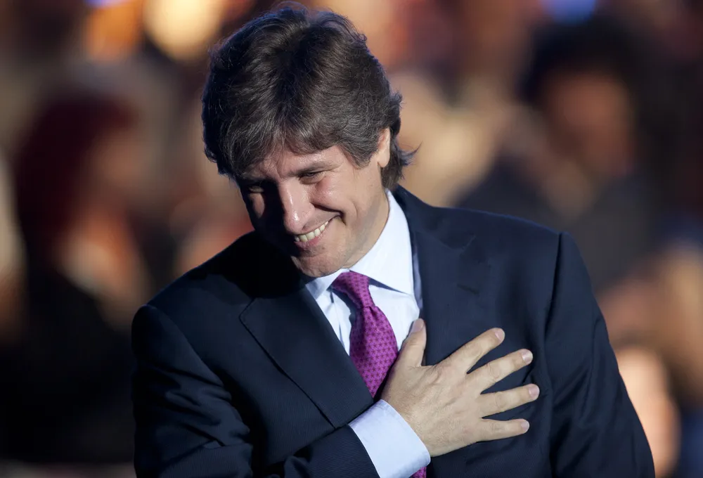 Amado Boudou, ministro de Economía.