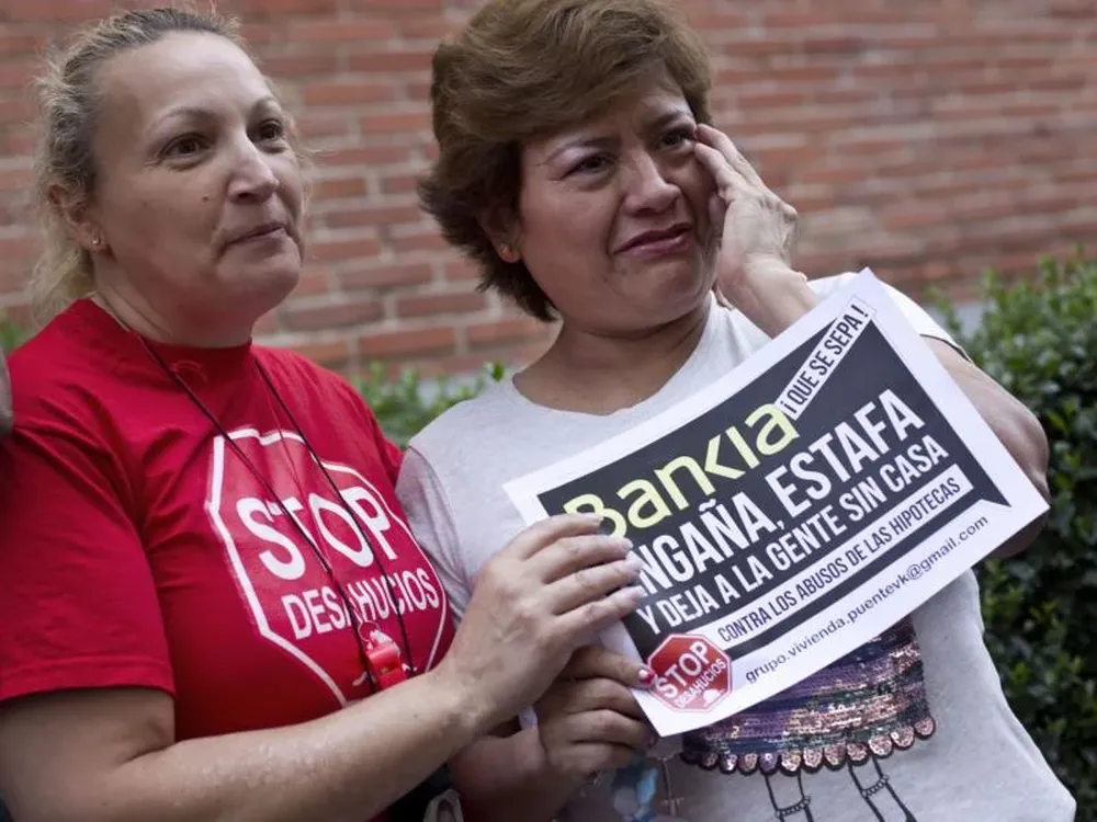 Afectados por la crisis en España
