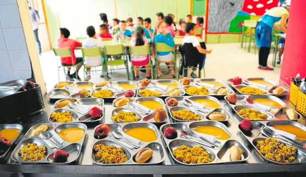 Comedor en una escuela de España