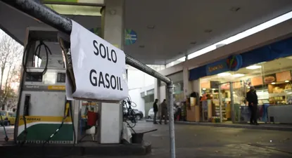 Estación de servicio.