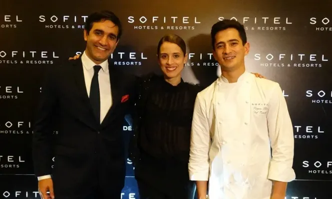 Luciano Fontana, María Noel Riccetto y Kaywa Hilton
