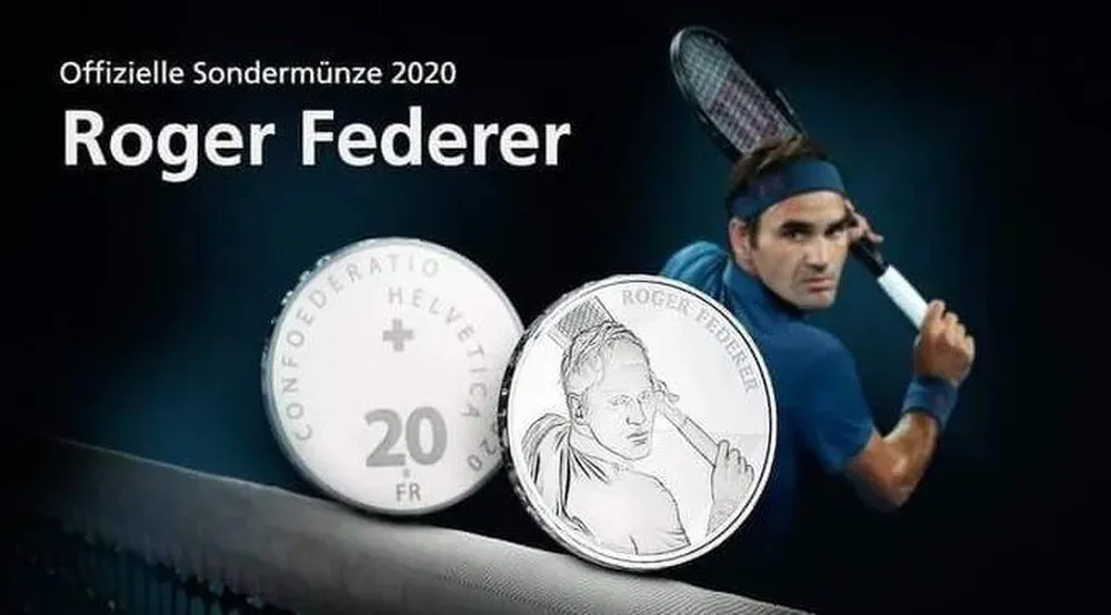 Las monedas de Federer