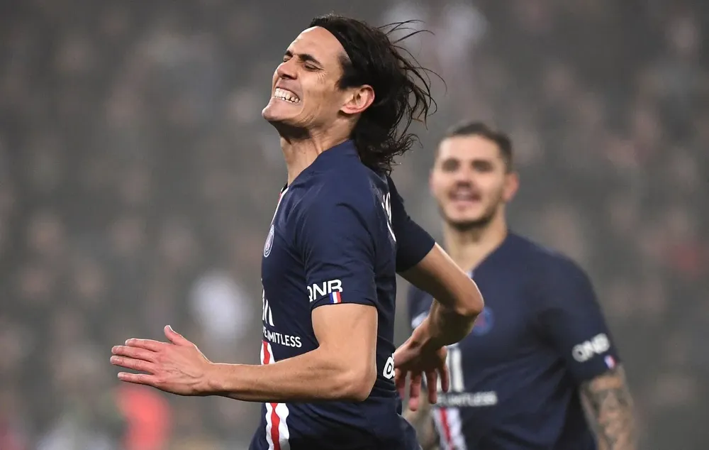 Edinson Cavani de PSG