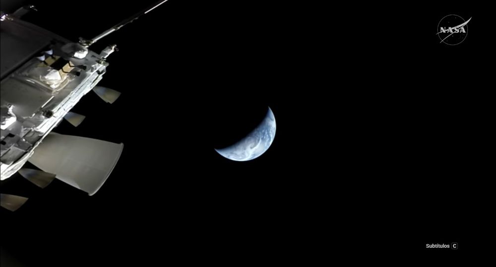 Así se ve la Tierra desde la nave Orión de Artemis II