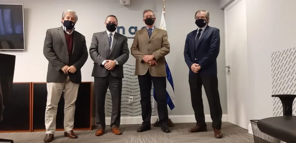 Conrado Ferber, Álvaro Delgado, Fernando Mattos y Carlos María Uriarte.