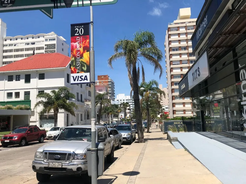 Calle 20 de Punta del Este, donde los jóvenes cometieron uno de sus robos. (Archivo)