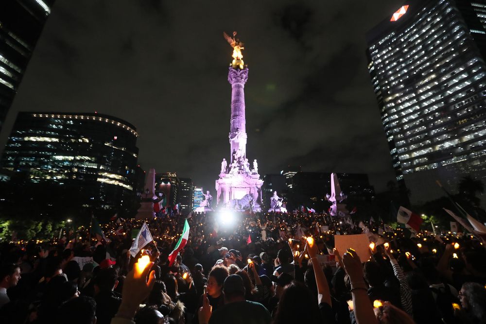 Protestas contra la reforma judicial en México