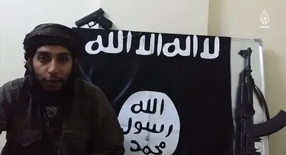 Captura del video divulgado por Estado Islámico. AFP.