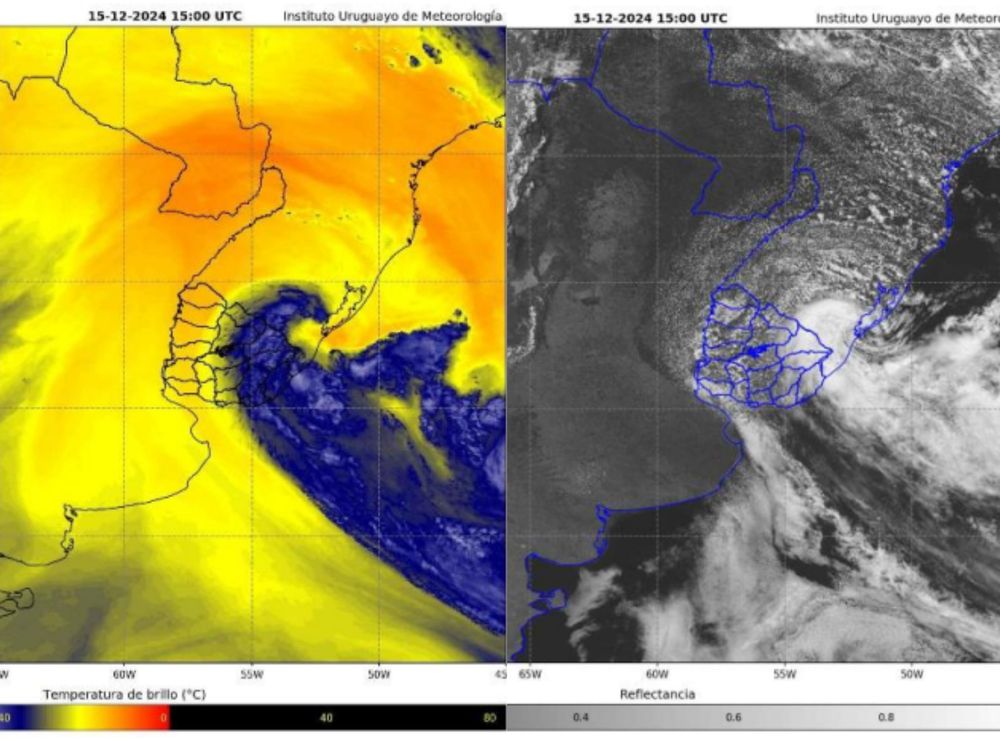 Inumet explicó qué pasó con el ciclón&nbsp;