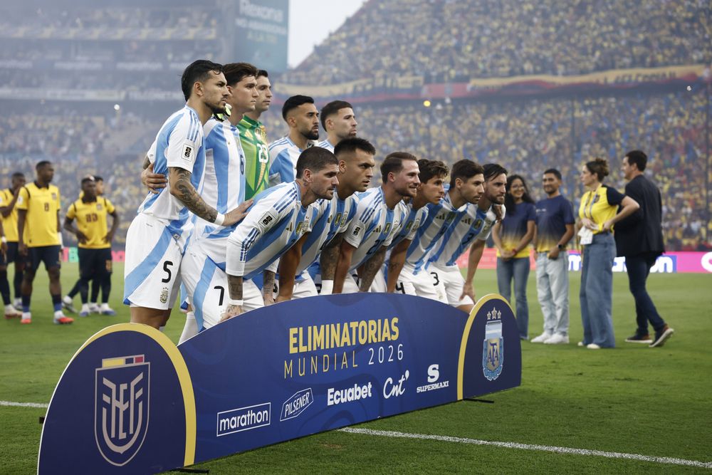 Ya se juega Ecuador vs Argentina Ya se juega Ecuador vs Argentina