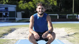 Bruno Yoset, el atleta que batió el récord juvenil de Emiliano Lasa de 2009 y que va por más