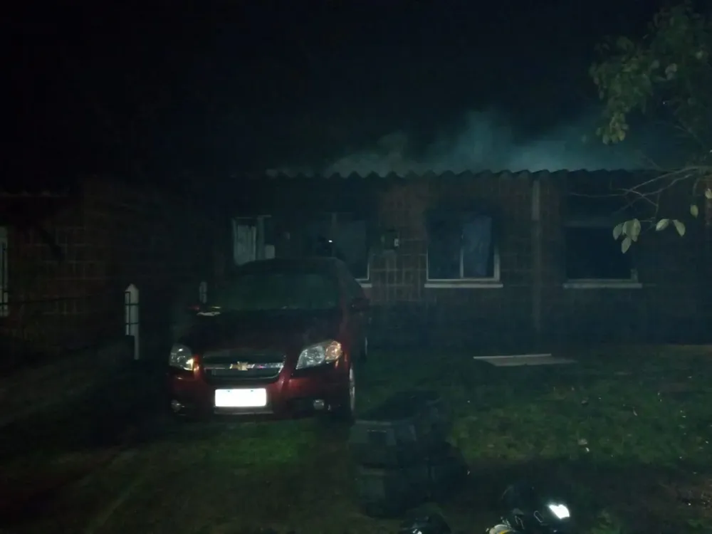 Imagen de la casa donde tuvo lugar el incendio