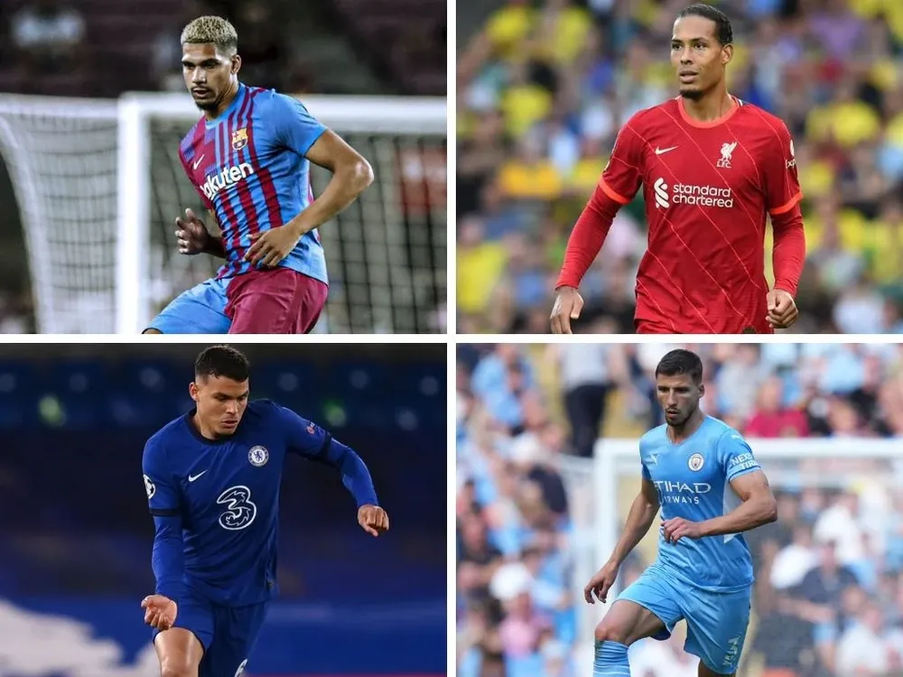 Araújo, Van Dijk, Silva, Días