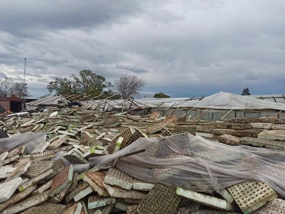 Nubel Cisneros definió el fenómeno como una turbonada
