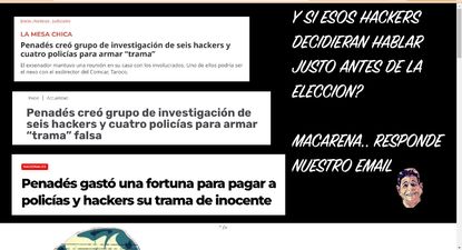 Hackers atacaron por tercera vez la web del Partido Nacional y publicaron una nueva amenaza