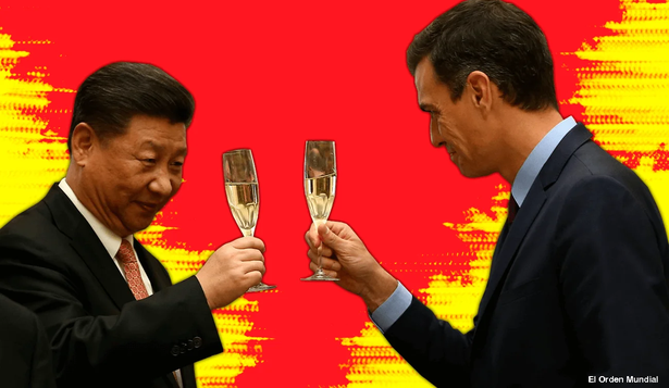 Pedro Sánchez y Xi Xinping, reunidos en Pekin.&nbsp;