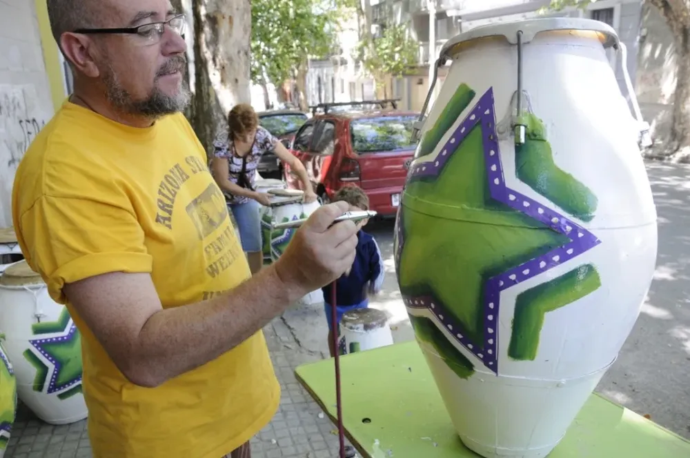 Se aprontan los tambores