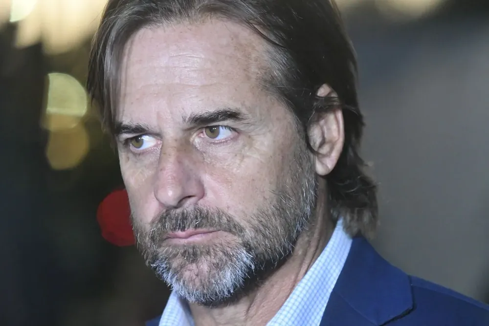 El presidente de la República, Luis Lacalle Pou