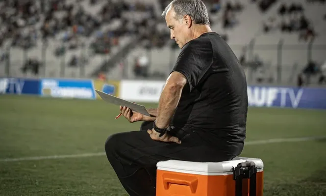 Marcelo Bielsa, entrenador de Uruguay