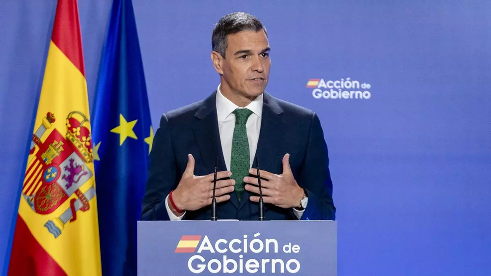 Pedro Sánchez, durante el acto de apertura del curso político este miércoles
