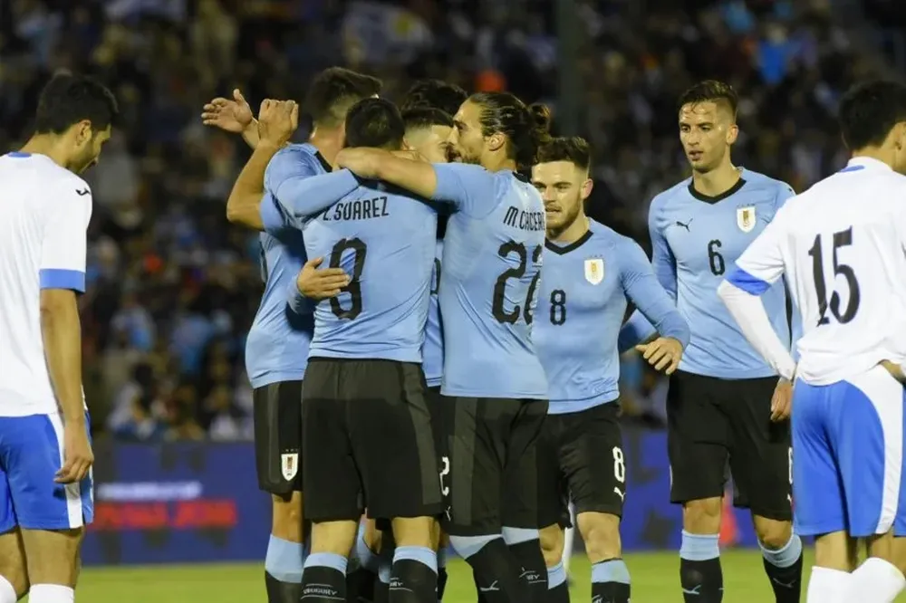 Luis Suárez y Edinson Cavani