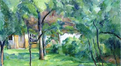 La obra Ferme en Normandie, été (Hattenville), del pintor Paul Cézanne
