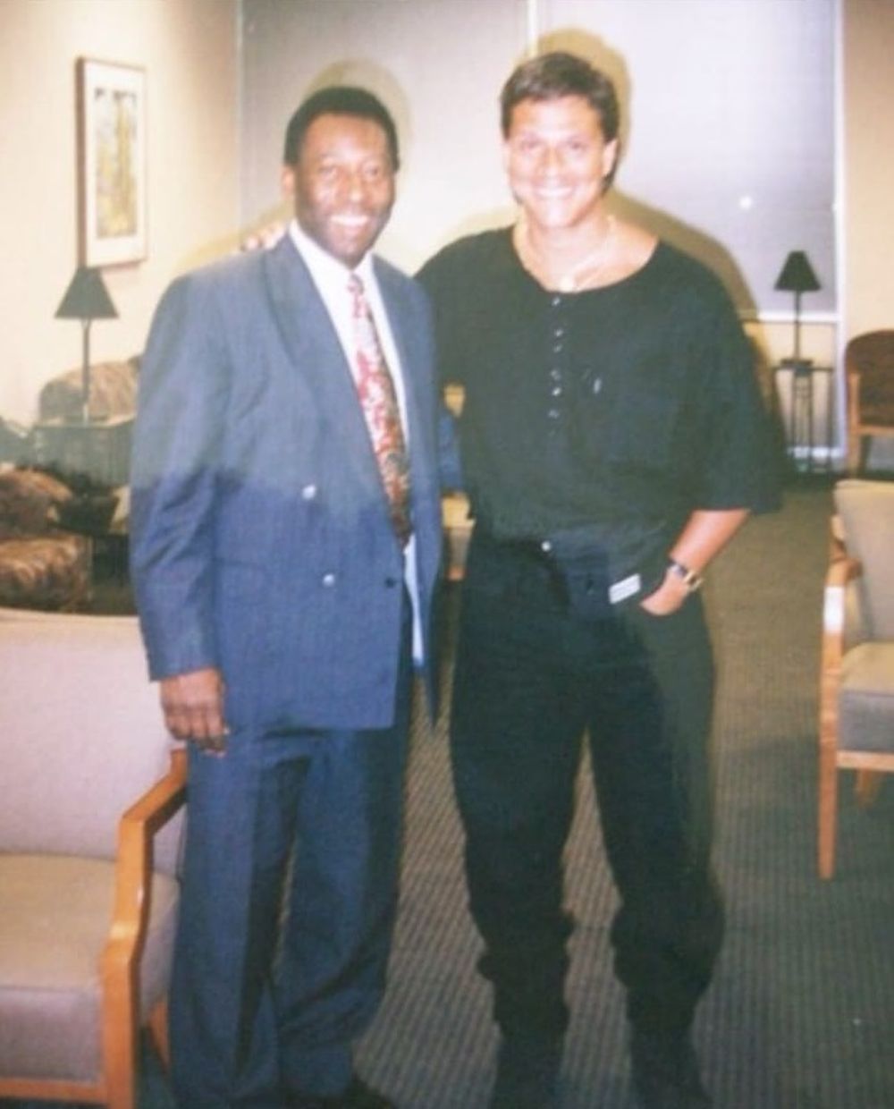 Juan Almeida y Pelé