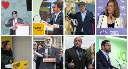 Todos los candidatos de las elecciones en Cataluña