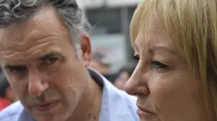 Yamandú Orsi y Carolina Cosse, precandidatos del Frente Amplio