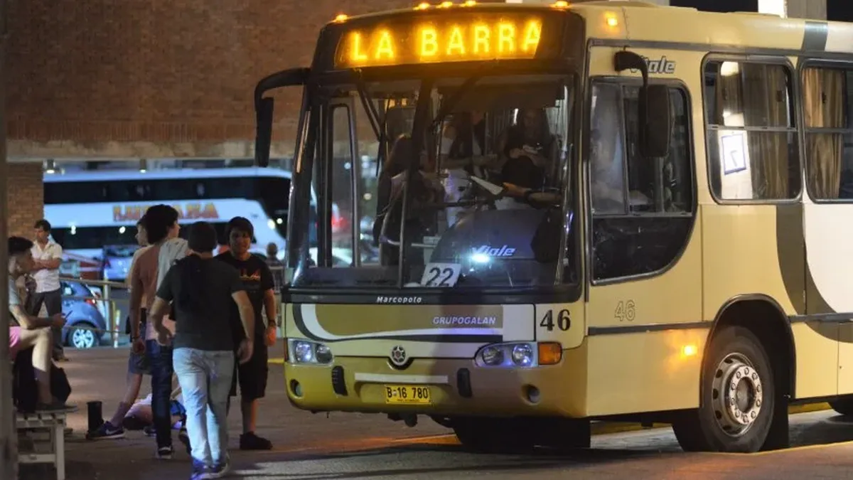 Una noche de descontrol en la terminal de Punta del Este