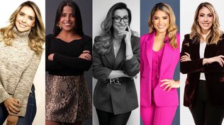 Mónica Rodriguez, Laura Palomino, Paula Bolivar, Caralina Botero y Juanita Gómez son las periodistas colombianas detrás de la campaña #YoTeCreoColega.