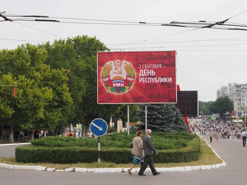 La región de Transnistria se separó de Moldavia después del colapso de la Unión Soviética.