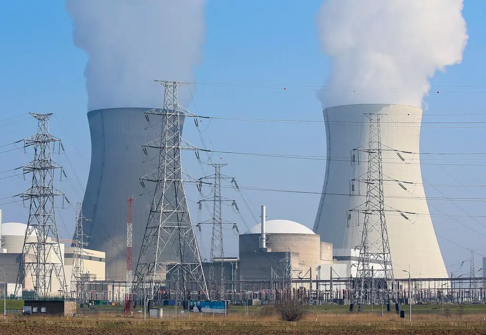 La planta nuclear de Doel, Bélgica