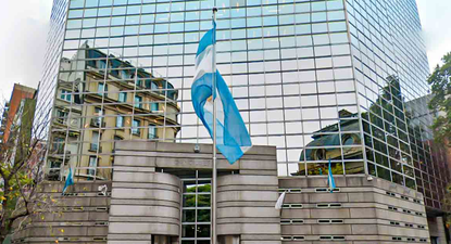 Edificio de la Cancillería Argentina.