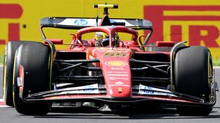 Carlos Sainz en el GP de Italia.