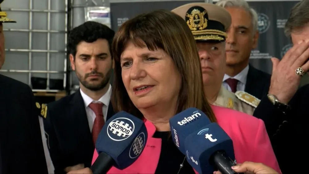 La ministra de Seguridad Patricia Bullrich