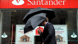 Una de las sucursales del Santander en el Reino Unido