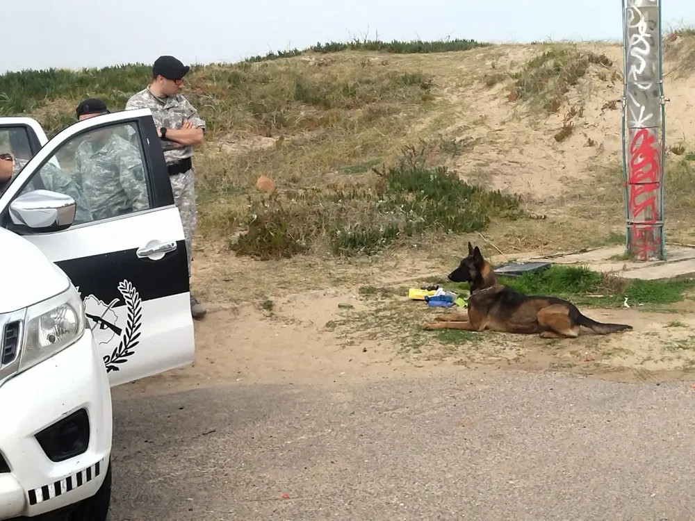 Policía en la búsqueda de Valentina este martes