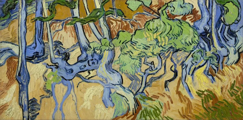Raíces de árbol fue la última pintura de Vincent Van Gogh